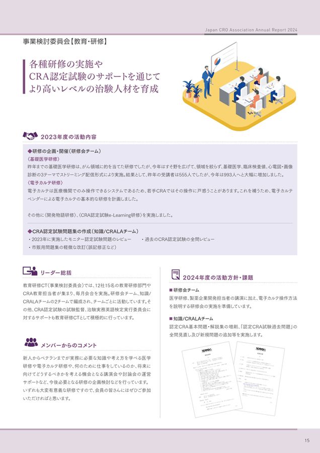 Japan CRO Association Annual Report 2024 19/40